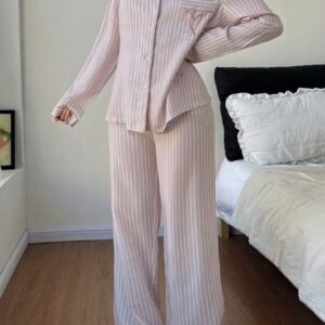 Pijama Manga Larga Con Pantalon